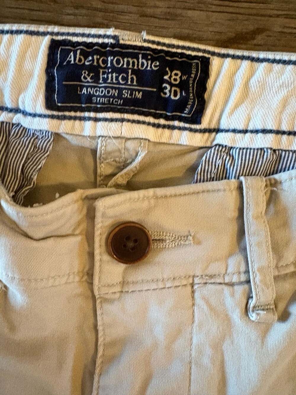 Abercrombie & Fitch Langdon Slim Stretch Chino Pants - Picture 2 of 3